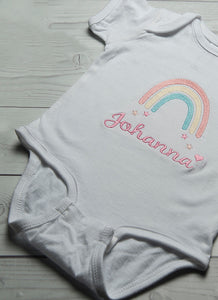 Babybody ,,Regenbogen 1" - HANDMADEATELIER