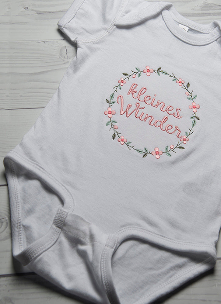 Babybody „kleines Wunder 2" - HANDMADEATELIER