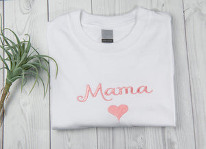 T-Shirt ,,Mom Herz" - HANDMADEATELIER