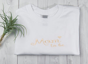 T-Shirt  ,,Mom to be" - HANDMADEATELIER