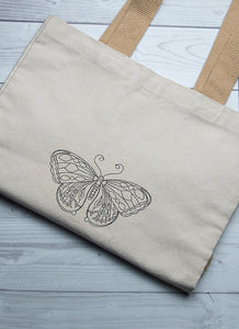 Juteshopper ,,Schmetterling" - HANDMADEATELIER