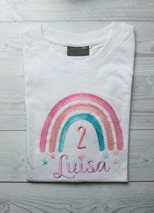 Kindershirt ,,Regenbogen 2" - HANDMADEATELIER