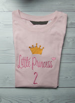 Lade das Bild in den Galerie-Viewer, Kindershirt ,, Little Princess&quot; - HANDMADEATELIER
