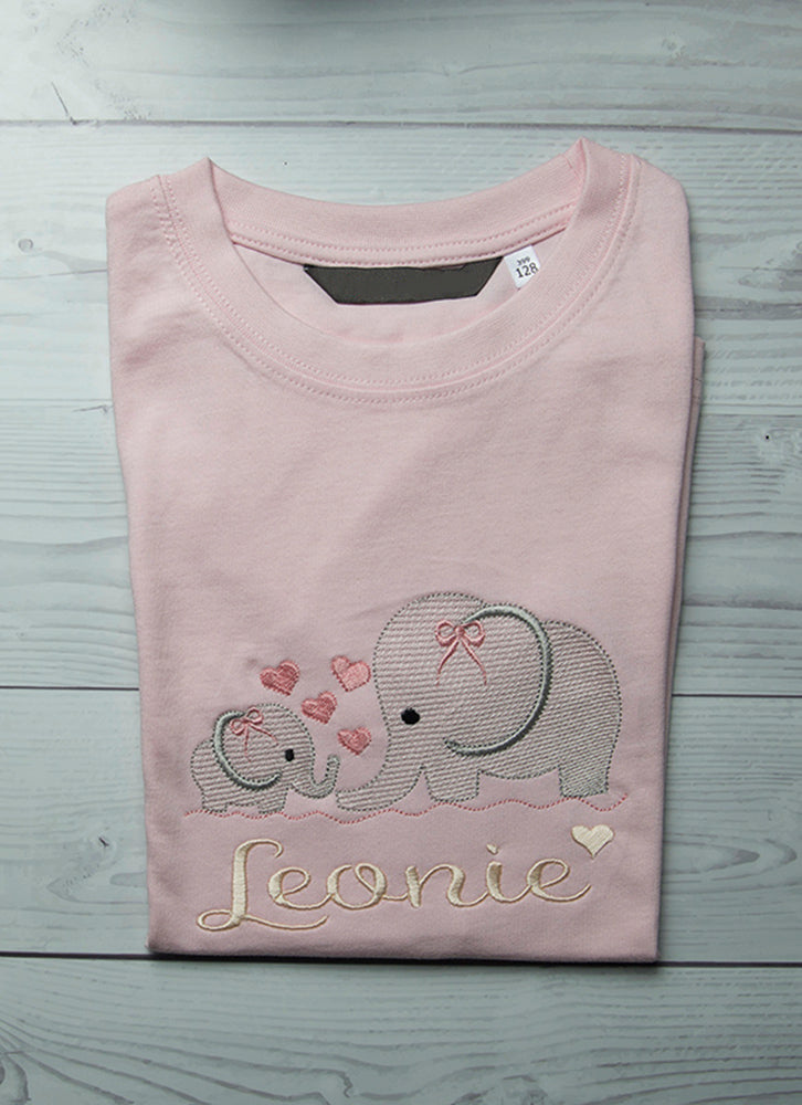 Kindershirt ,,Elefantenfamilie" - HANDMADEATELIER