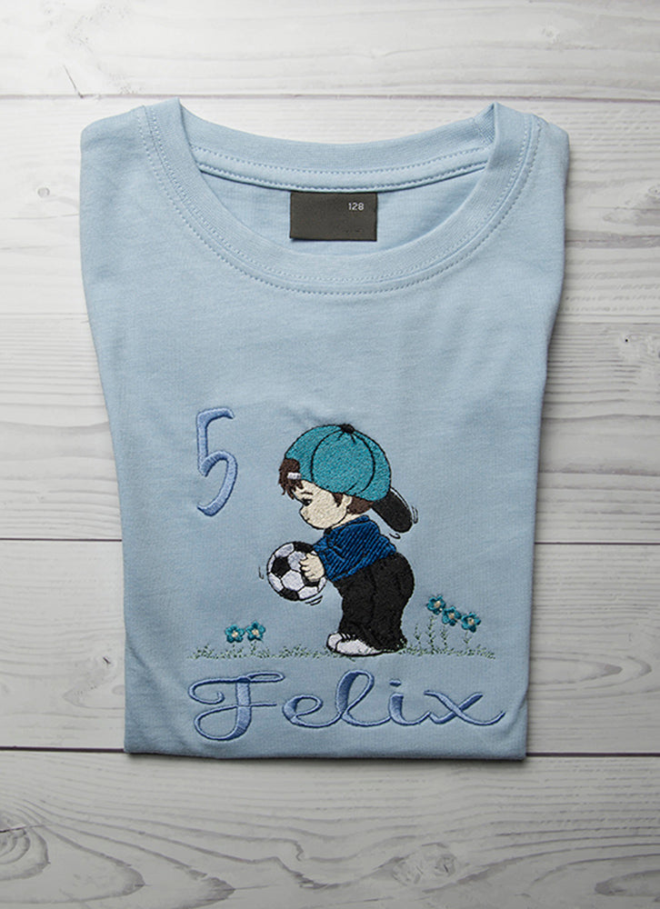 Kindershirt ,, Fußballjunge" - HANDMADEATELIER