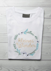 Kindershirt ,,kleines Wunder Kranz" - HANDMADEATELIER