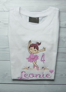 Kindershirt ,,Ballerina" - HANDMADEATELIER