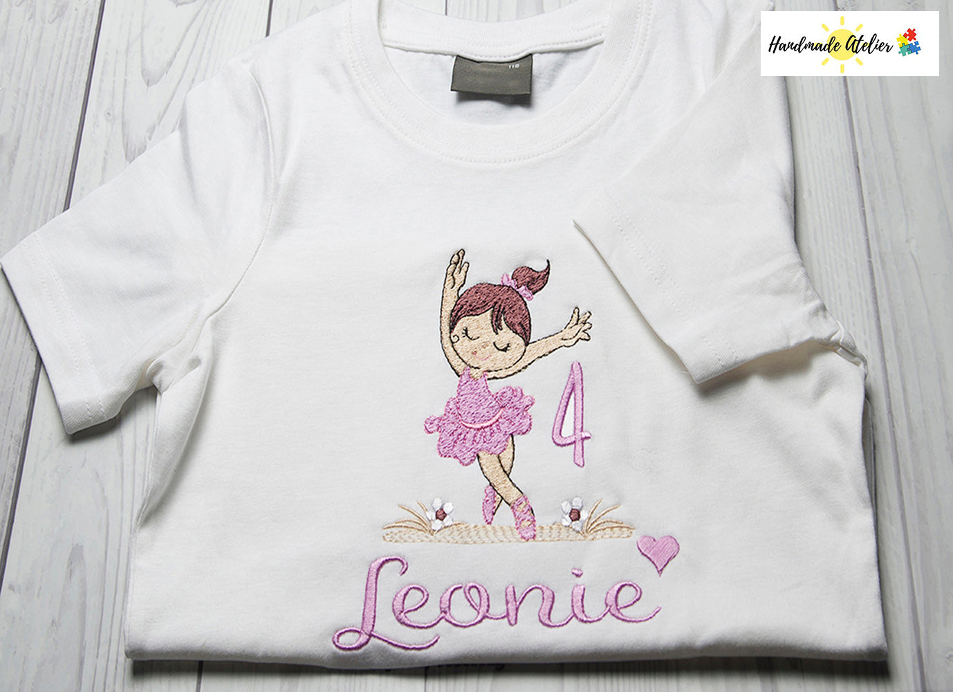 Kindershirt ,,Ballerina" - HANDMADEATELIER