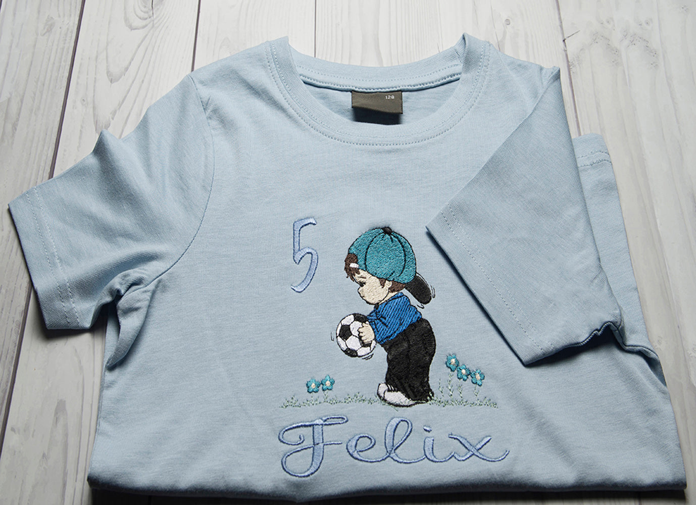 Kindershirt ,, Fußballjunge" - HANDMADEATELIER