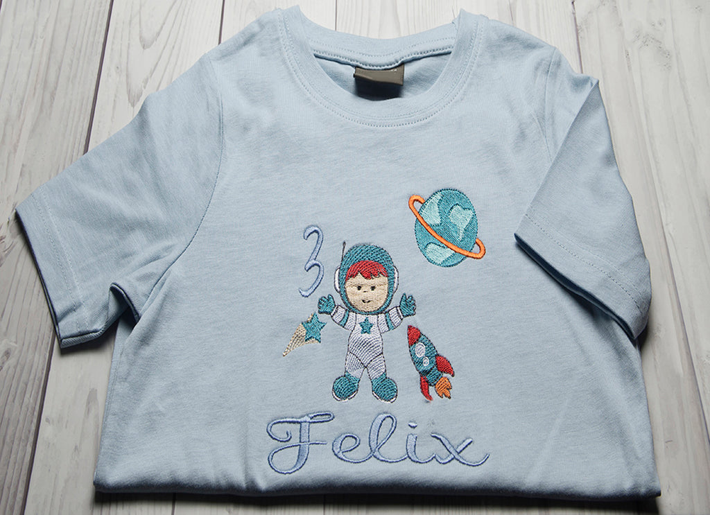 Kindershirt ,,Astronaut" - HANDMADEATELIER