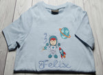 Lade das Bild in den Galerie-Viewer, Kindershirt ,,Astronaut&quot; - HANDMADEATELIER
