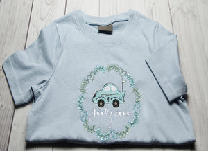 Kindershirt ,,Autokranz" - HANDMADEATELIER