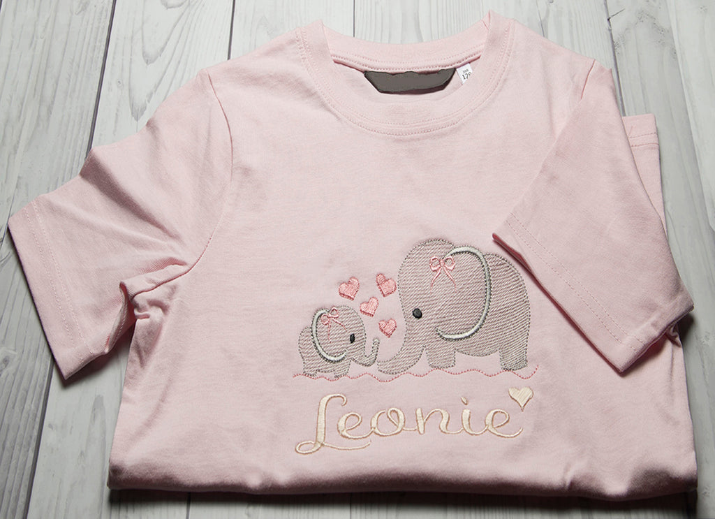 Kindershirt ,,Elefantenfamilie" - HANDMADEATELIER