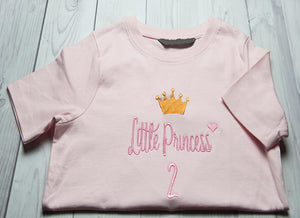 Kindershirt ,, Little Princess" - HANDMADEATELIER