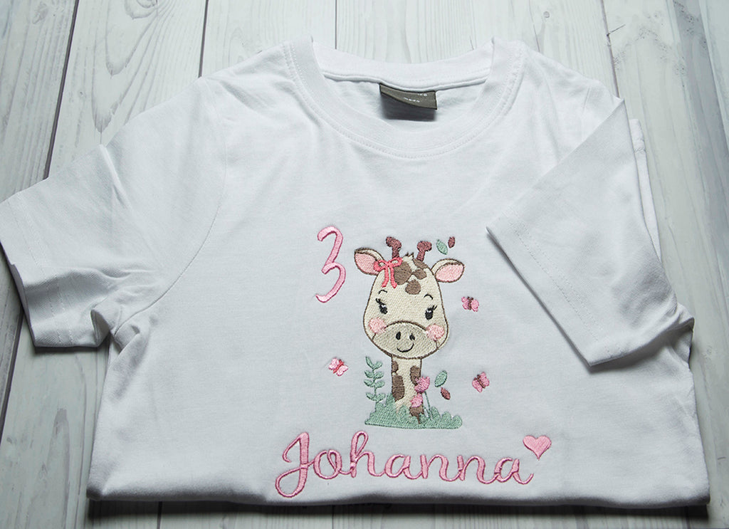 Kindershirt ,,Giraffe" - HANDMADEATELIER