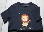 Lade das Bild in den Galerie-Viewer, Kindershirt ,,Löwe&quot; - HANDMADEATELIER
