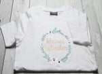 Lade das Bild in den Galerie-Viewer, Kindershirt ,,kleines Wunder Kranz&quot; - HANDMADEATELIER
